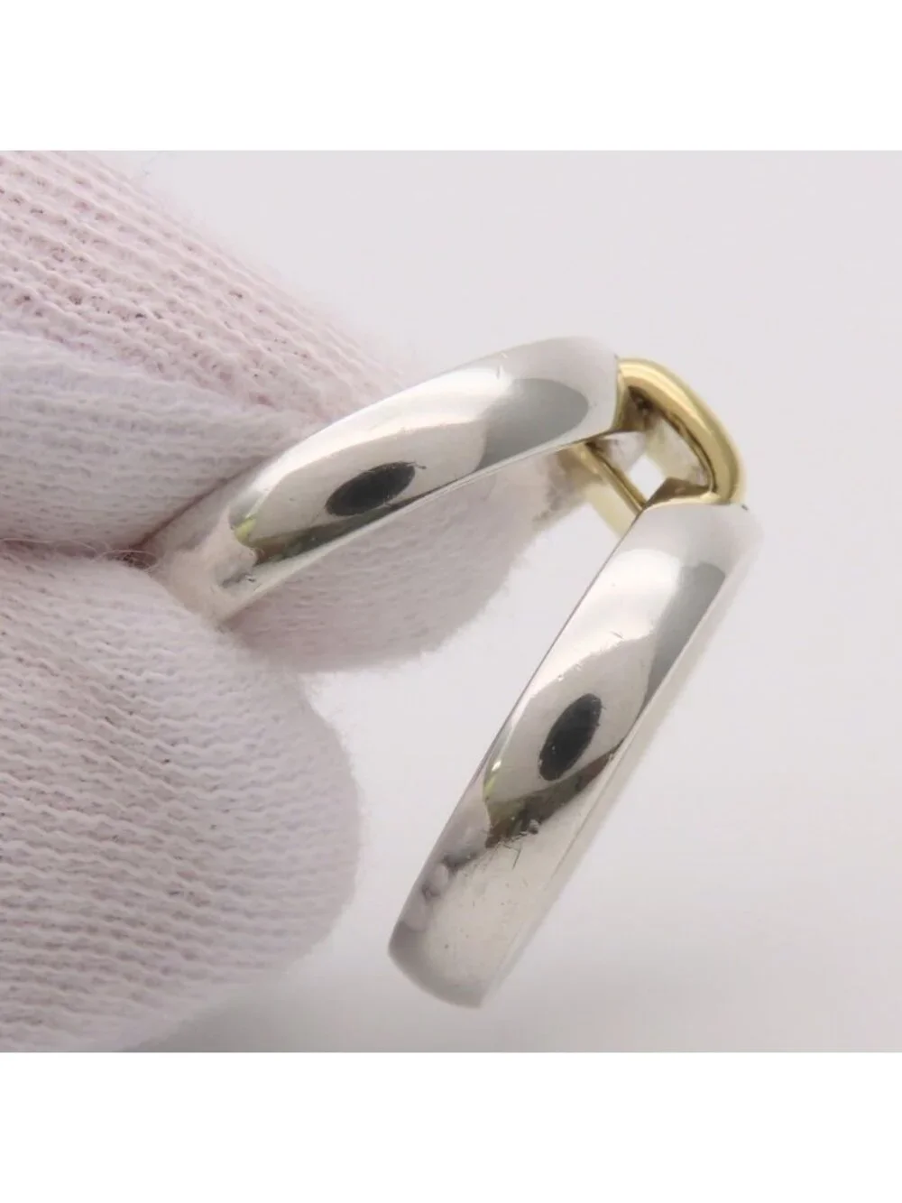 Hermes Ring Olympe 53 Silver Gold